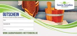 Betragsgutschein Saunaparadies