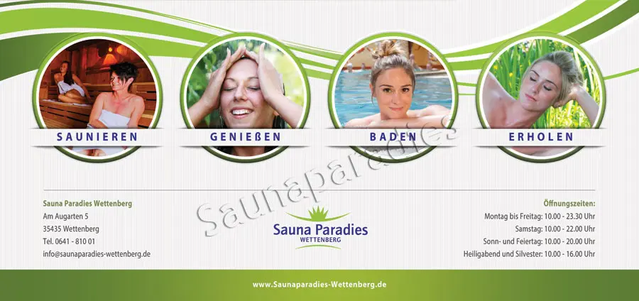 Tagesgutschein Saunaparadies hinten
