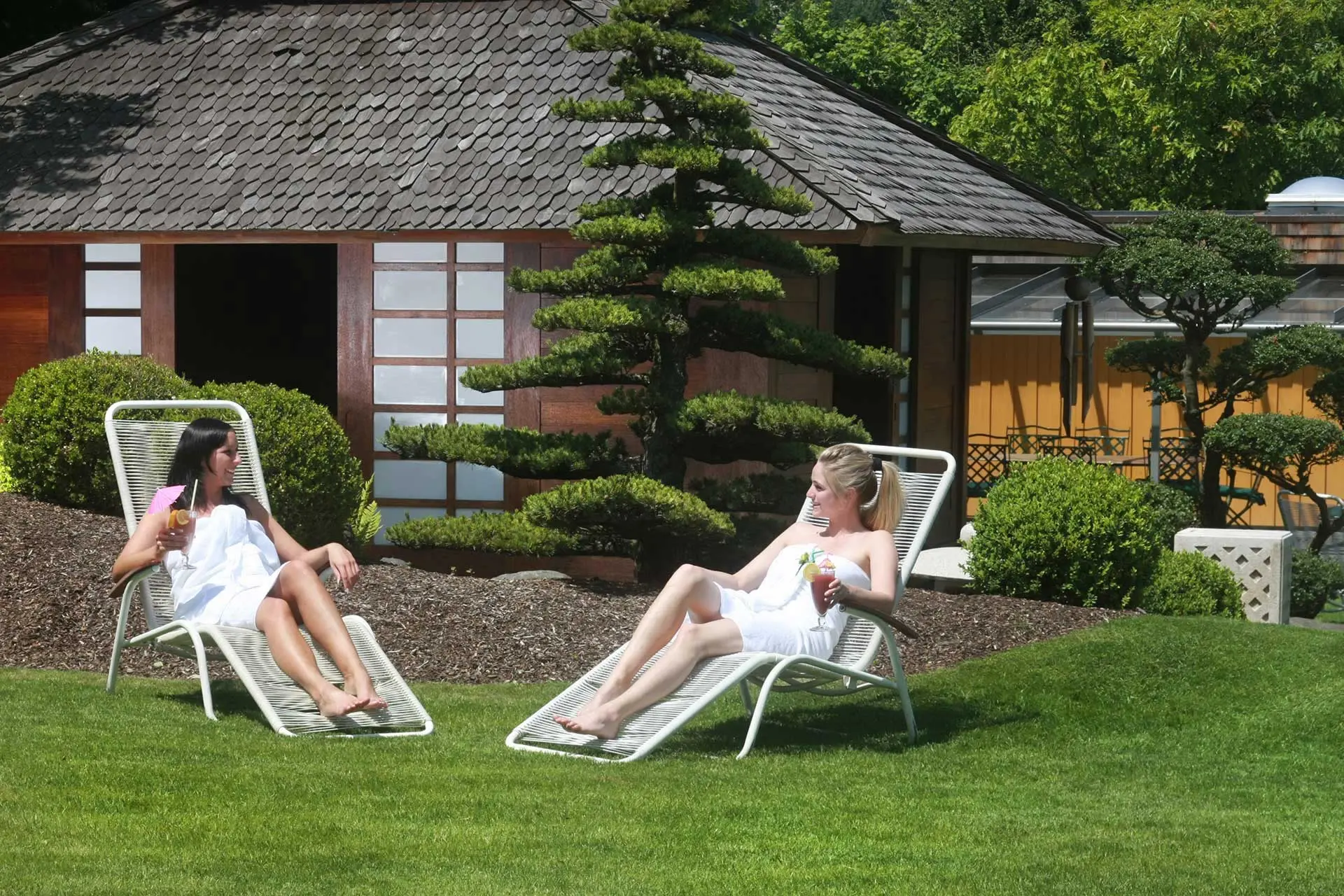 Ausruhen auf der großzügigen LIegewiese